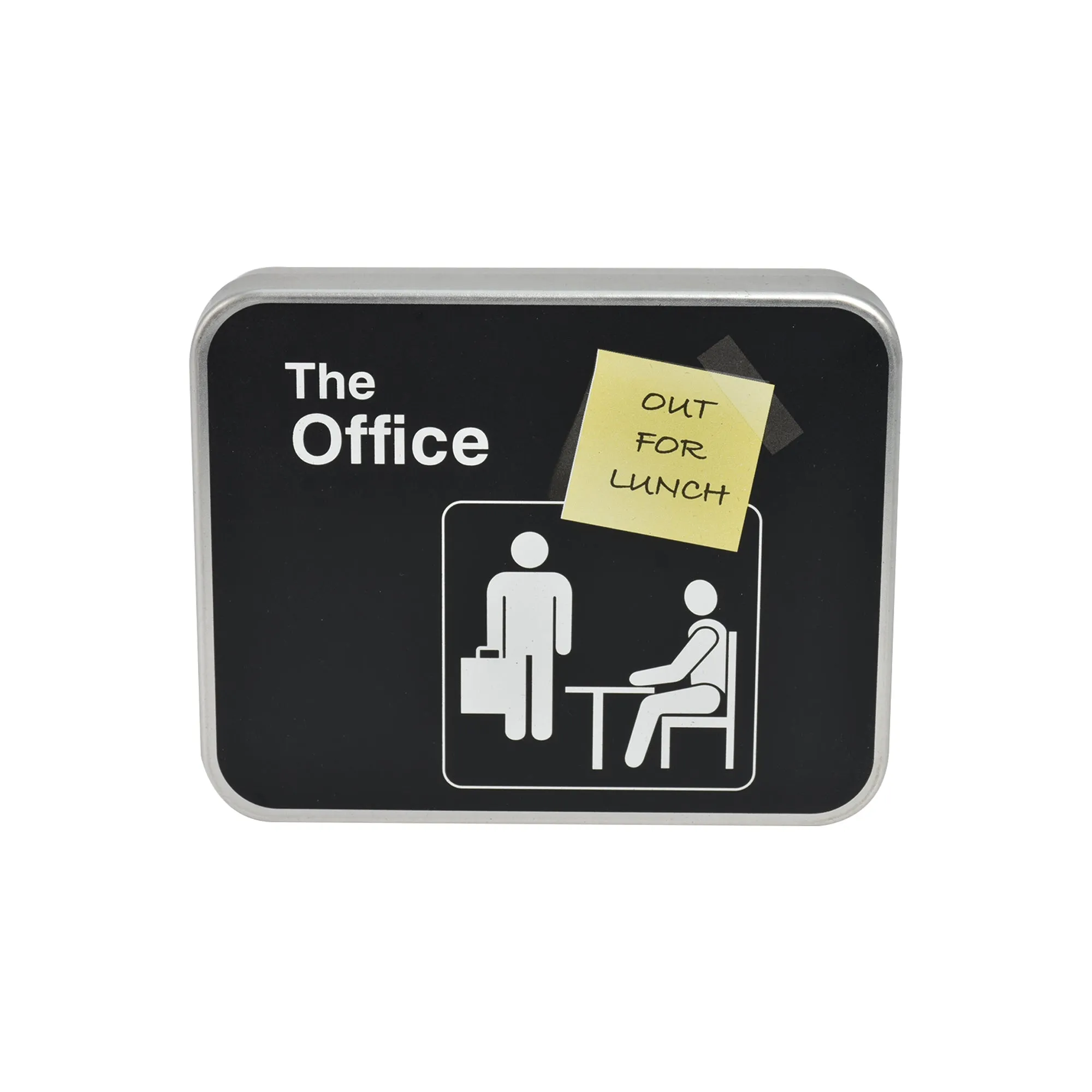 The Office Dunder Mifflin Inc. Paper Company Bifold Wallet in a Decorative Tin Case, Multi
