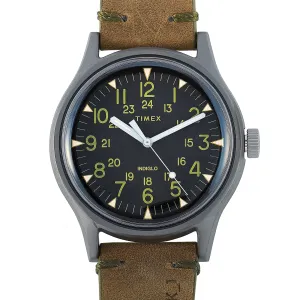 Timex MK1 40 mm Stainless Steel Gunmetal Olive Watch TW2R97000