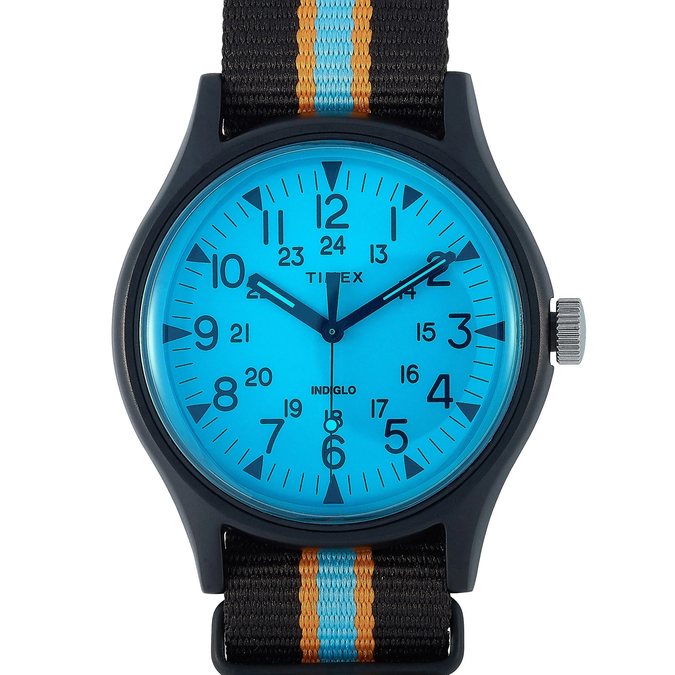 Timex MK1 Aluminum California 40 mm Blue Dial Watch TW2T25400