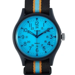 Timex MK1 Aluminum California 40 mm Blue Dial Watch TW2T25400