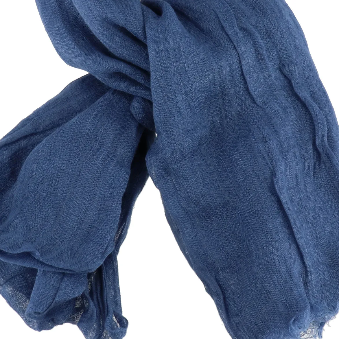 Tom Ford Mens Blue Scarf