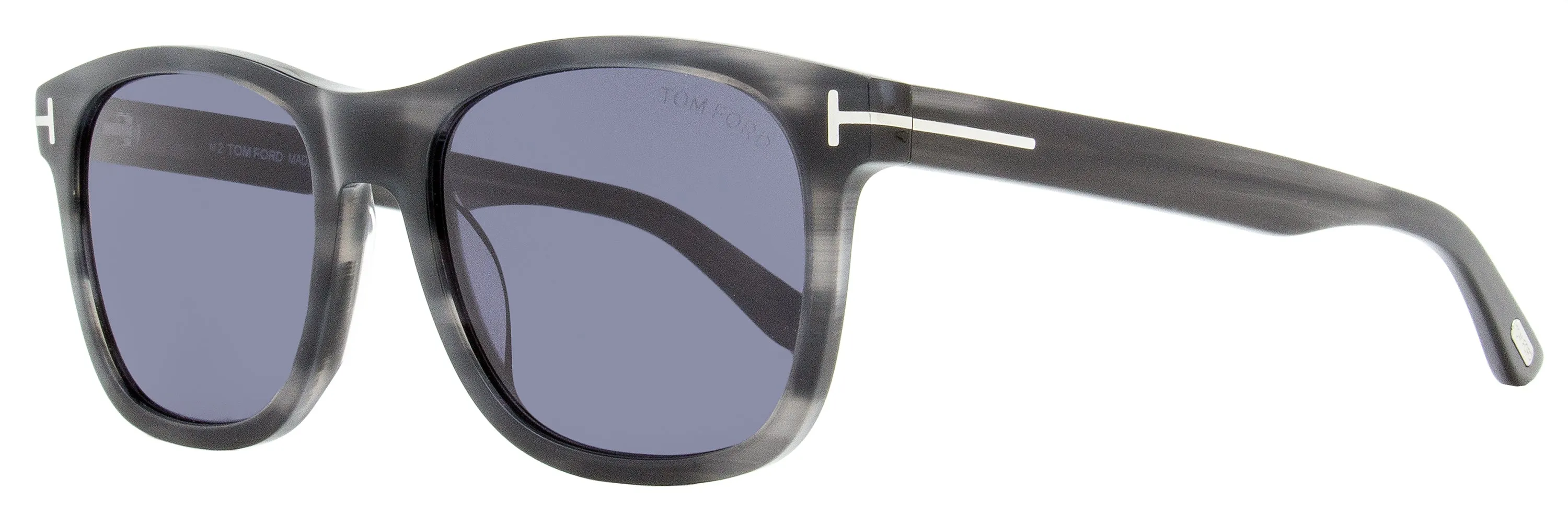 Tom Ford Men's Eric-02 Sunglasses TF595 20A Gray Horn 55mm