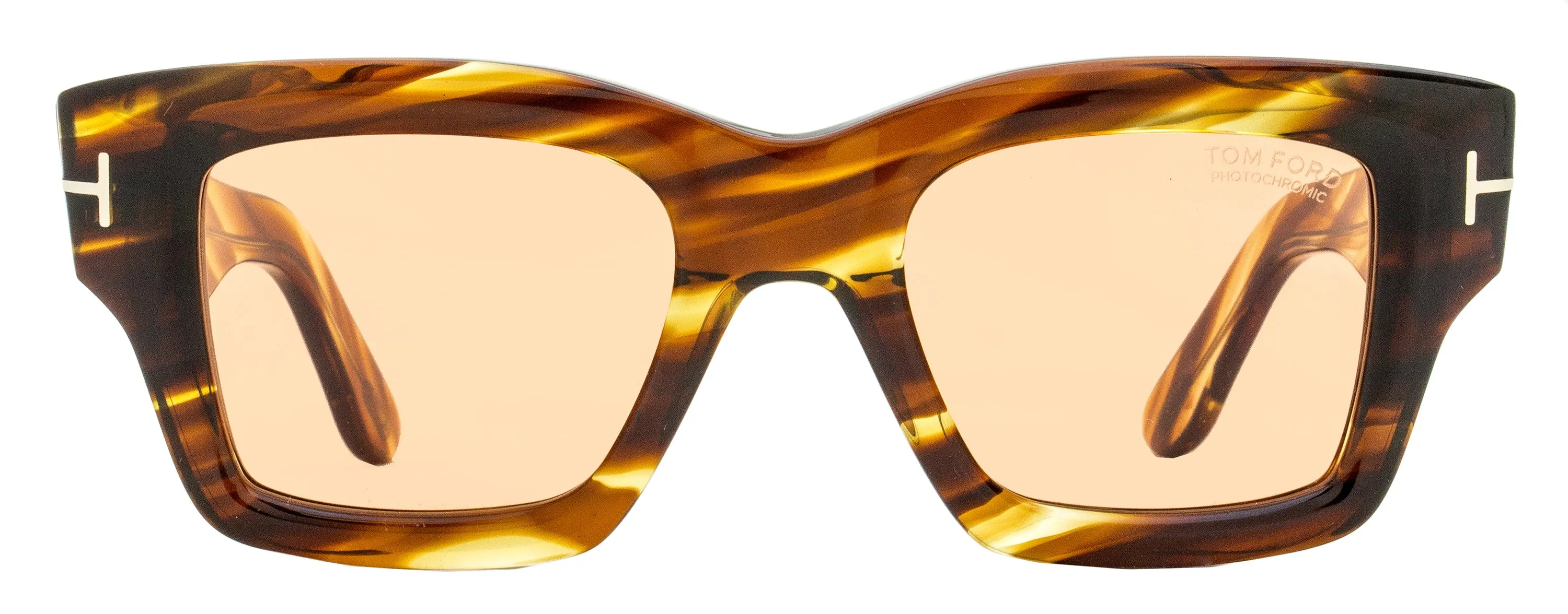 Tom Ford Men's Ilias Photochromic Sunglasses TF1154 55E Colored Havana 50mm