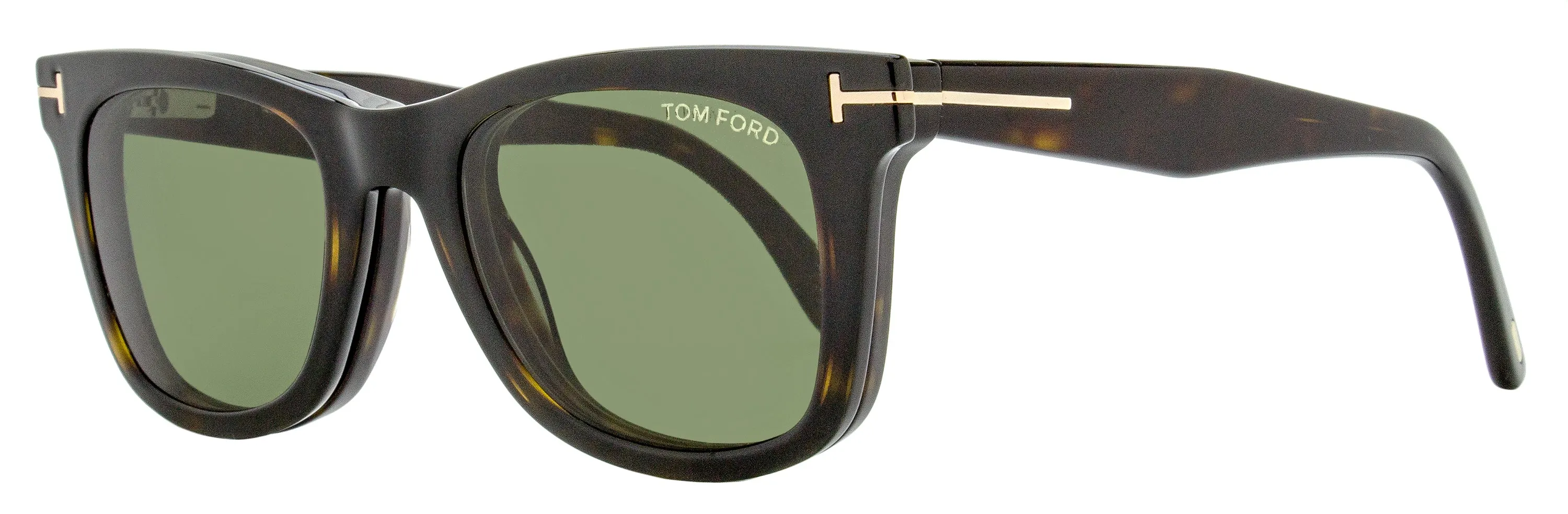 Tom Ford Men's Magnetic Clip-on Eyeglasses TF5970-B 052 Dark Havana 50mm