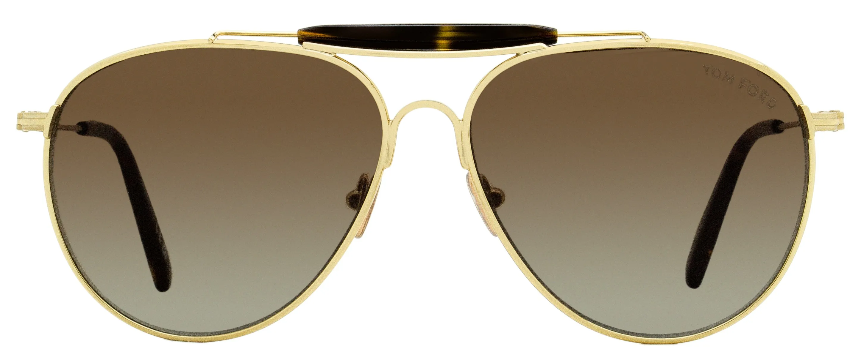 Tom Ford Men's Pilot Sunglasses TF995 Raphael-02 32F Gold/Havana 59mm