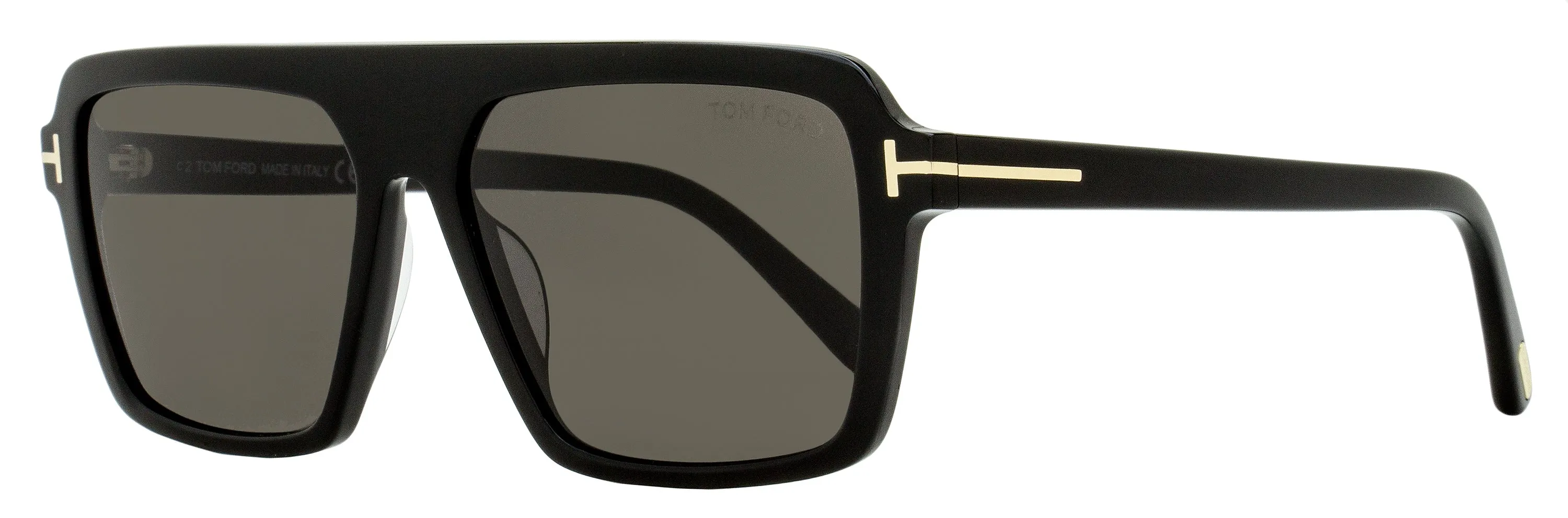 Tom Ford Men's Vincent Sunglasses TF1176 01A Black  56mm