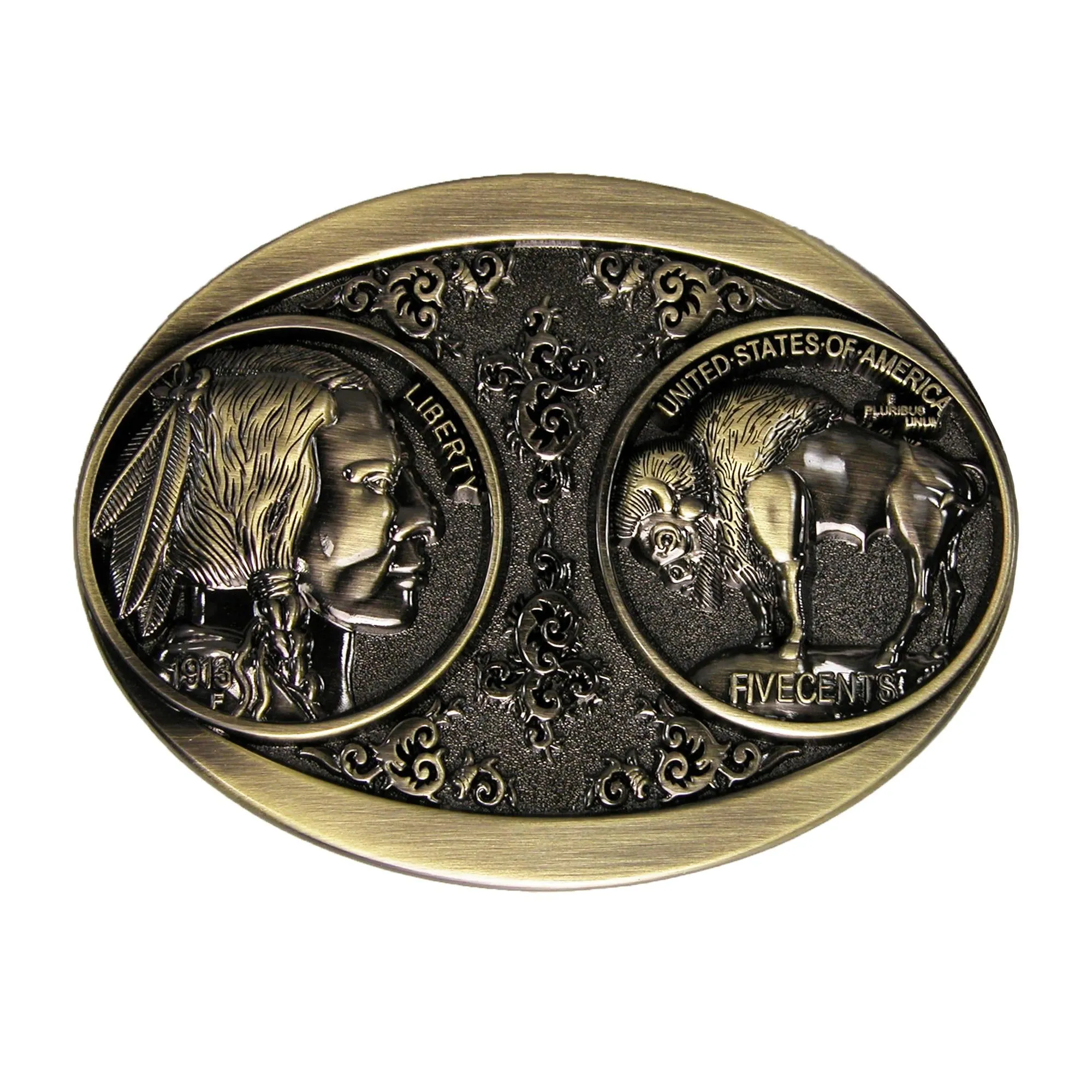 United Sates 1913 Nickel Buckle