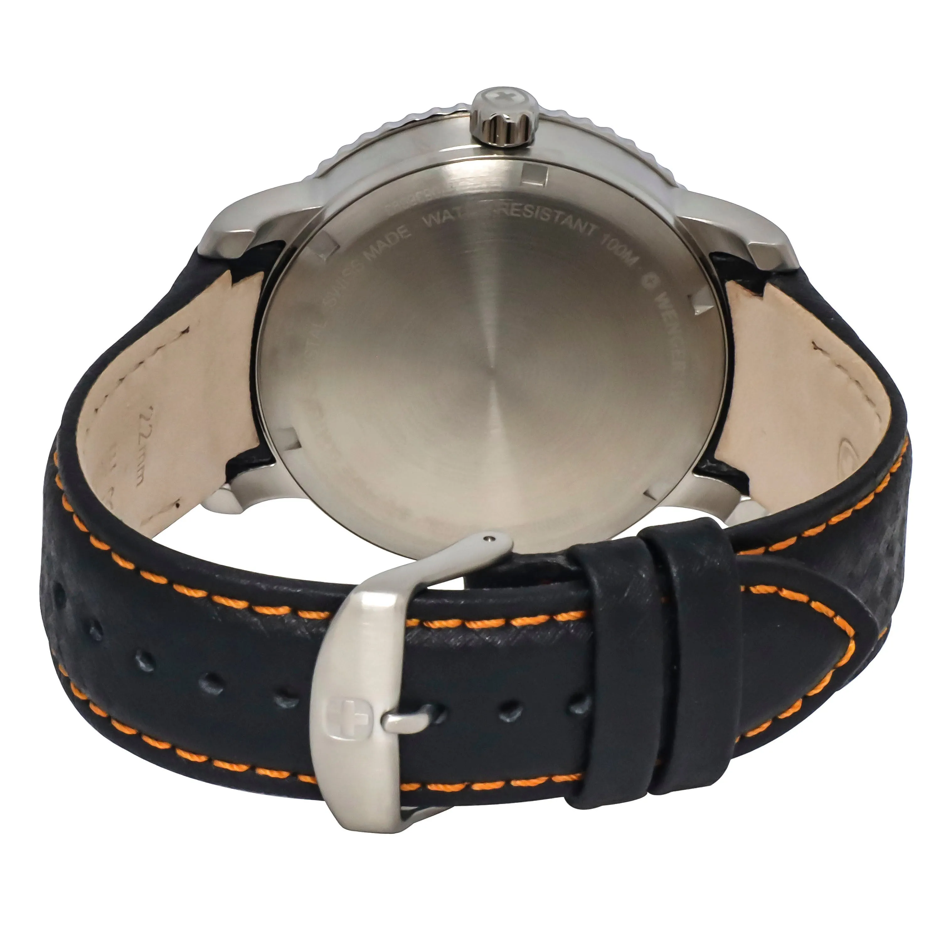 WENGER SWISS ARMY Men's Roadster 43mm Watch & Flashlight 01.1841.201C.FL