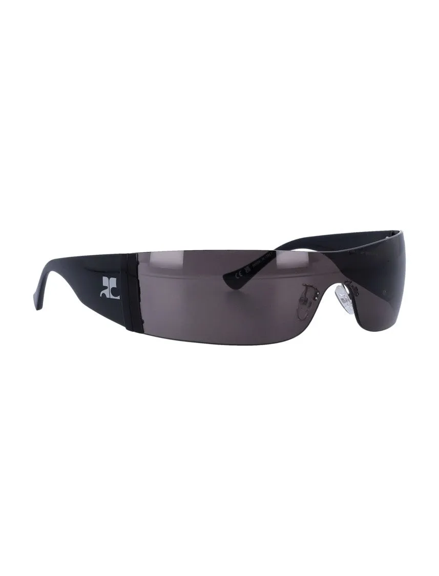 Wraparound Acetate Sunglasses With Tinted Lenses