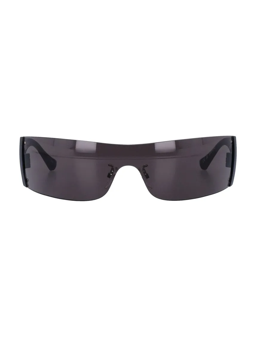 Wraparound Acetate Sunglasses With Tinted Lenses