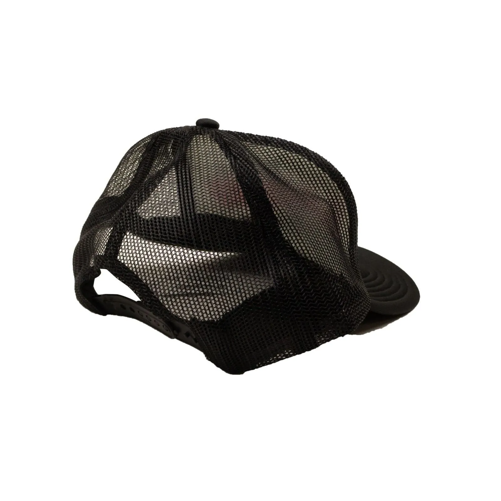 X 375 Black And Yellow Logo Trucker Cap