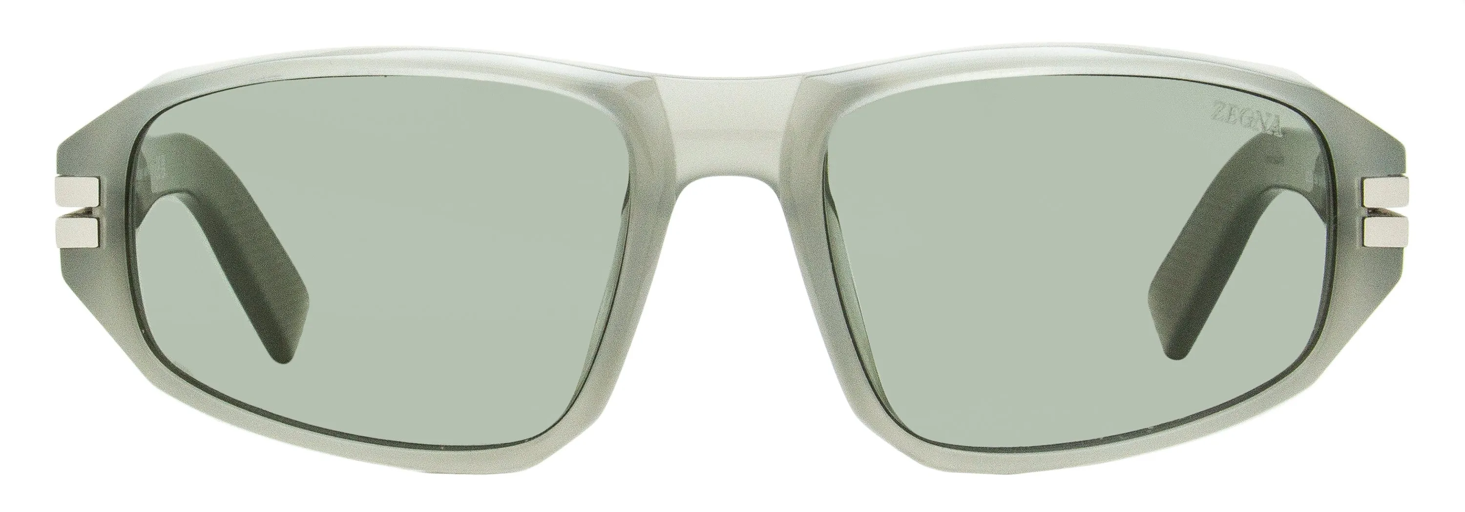 Zegna Men's Lanyard Sunglasses EZ0262 93N Green-Gray 58mm