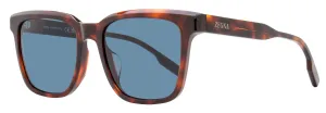 Zegna Men's Square Sunglasses EZ0225-D 54V Red Havana 54mm