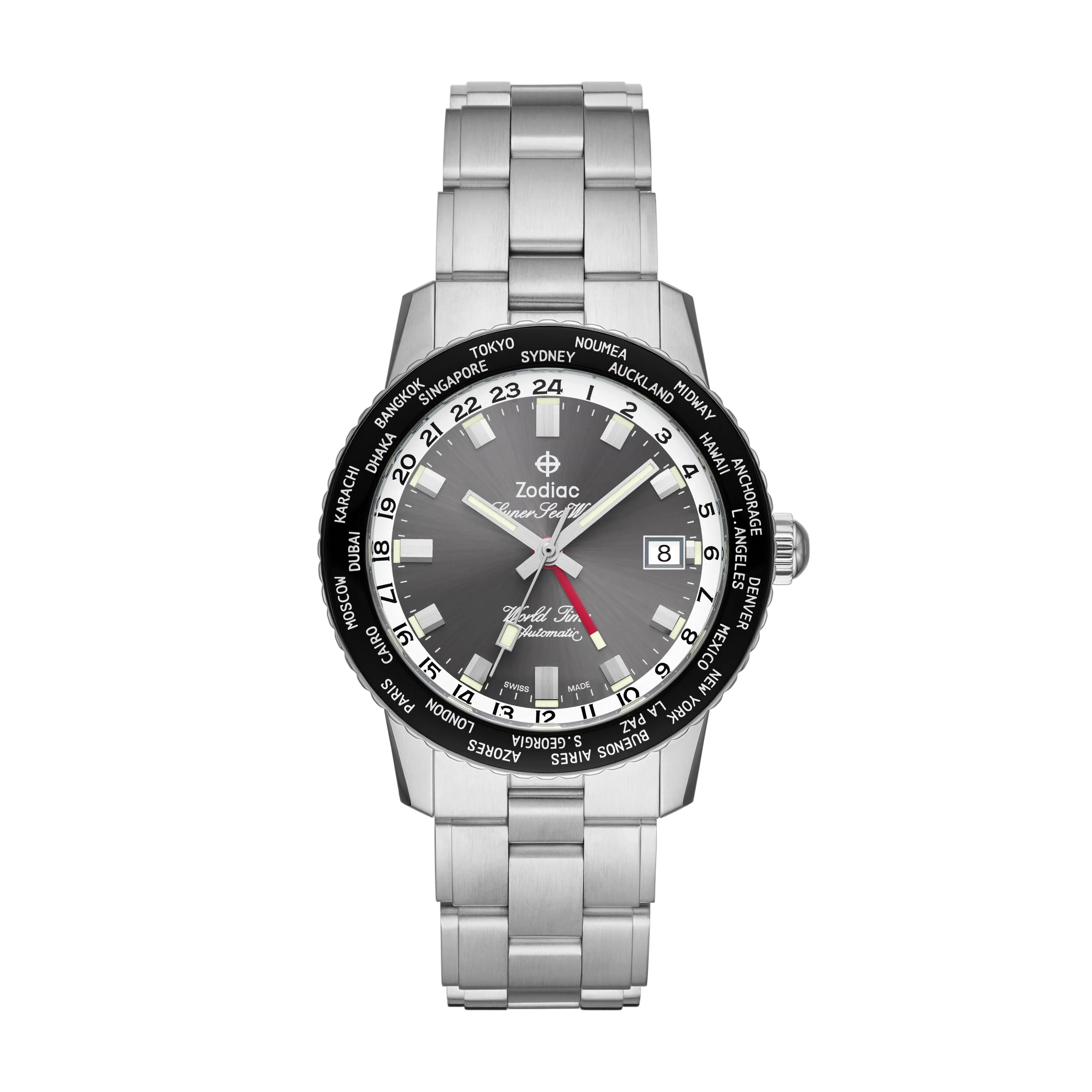 Zodiac Men's Super Sea Wolf Automatic, Stainless Steel Watch