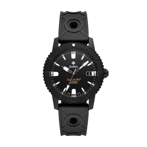 Zodiac Men's Super Sea Wolf Compression Automatic, Black Stainless Steel Watch