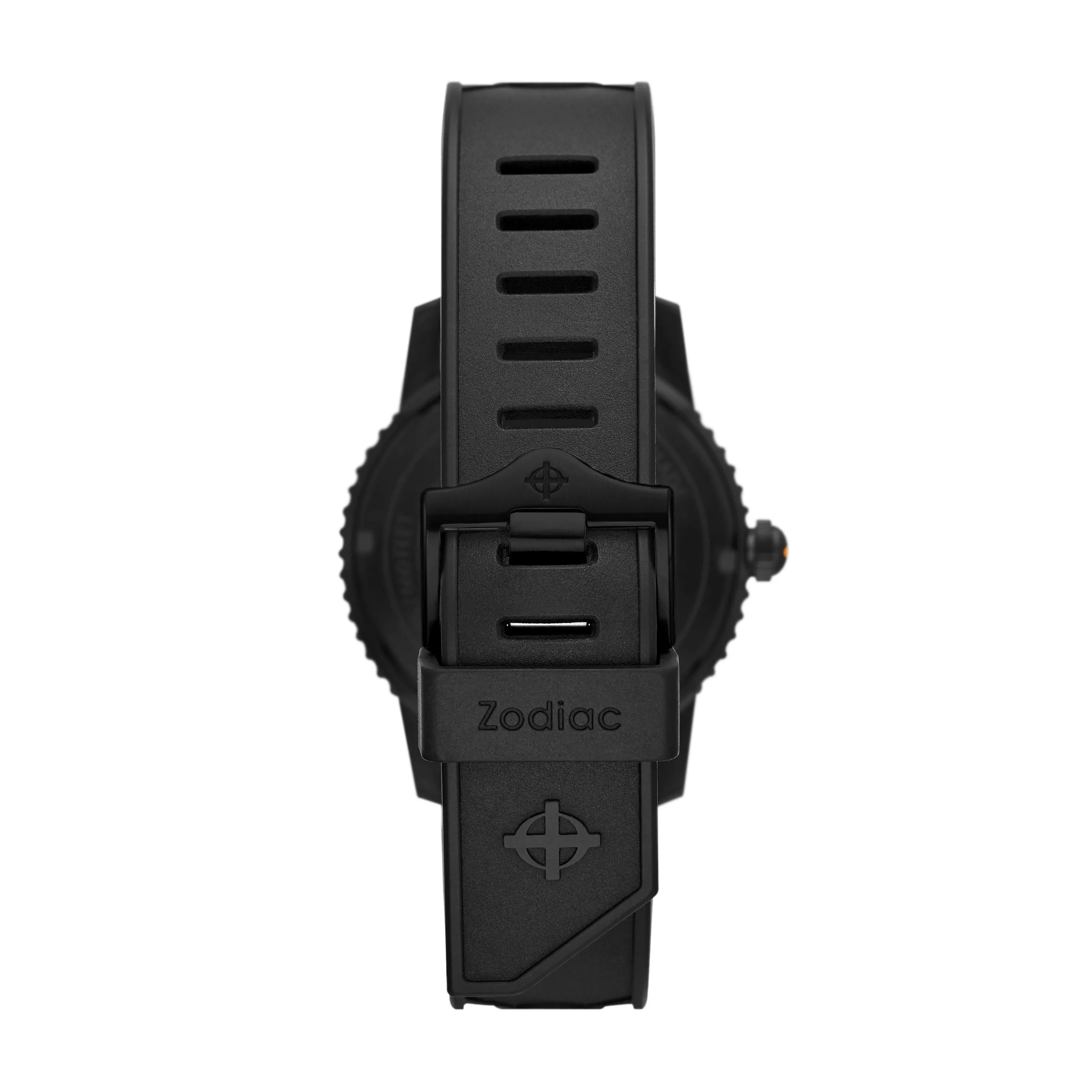 Zodiac Men's Super Sea Wolf Compression Automatic, Black Stainless Steel Watch