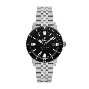 Zodiac Men's Super Sea Wolf Compression Automatic, Stainless Steel Watch