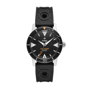 Zodiac Men's Super Sea Wolf Skin Automatic, Stainless Steel Watch