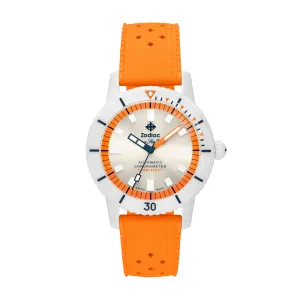 Zodiac Unisex Super Sea Wolf Compression Automatic, White Ceramic Watch